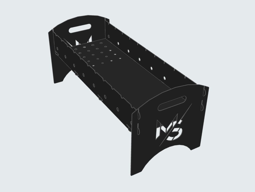 Металлического мангал